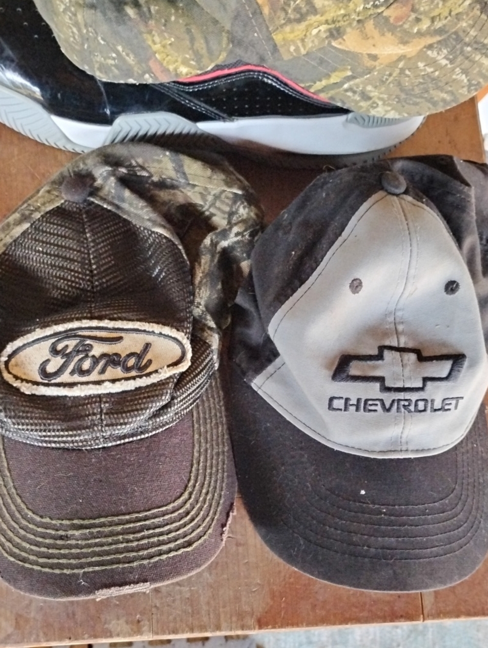 Two-Tone Black & Gray Baseball Cap - Branded Men's Hat